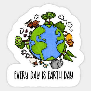 Every Day is Earth Day Sticker